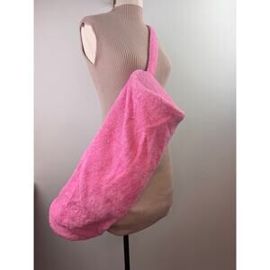 Surf Gypsy Handbag Pink Terry Cloth Rolled-Up Yoga Mat Crossbody Sling Bag NEW